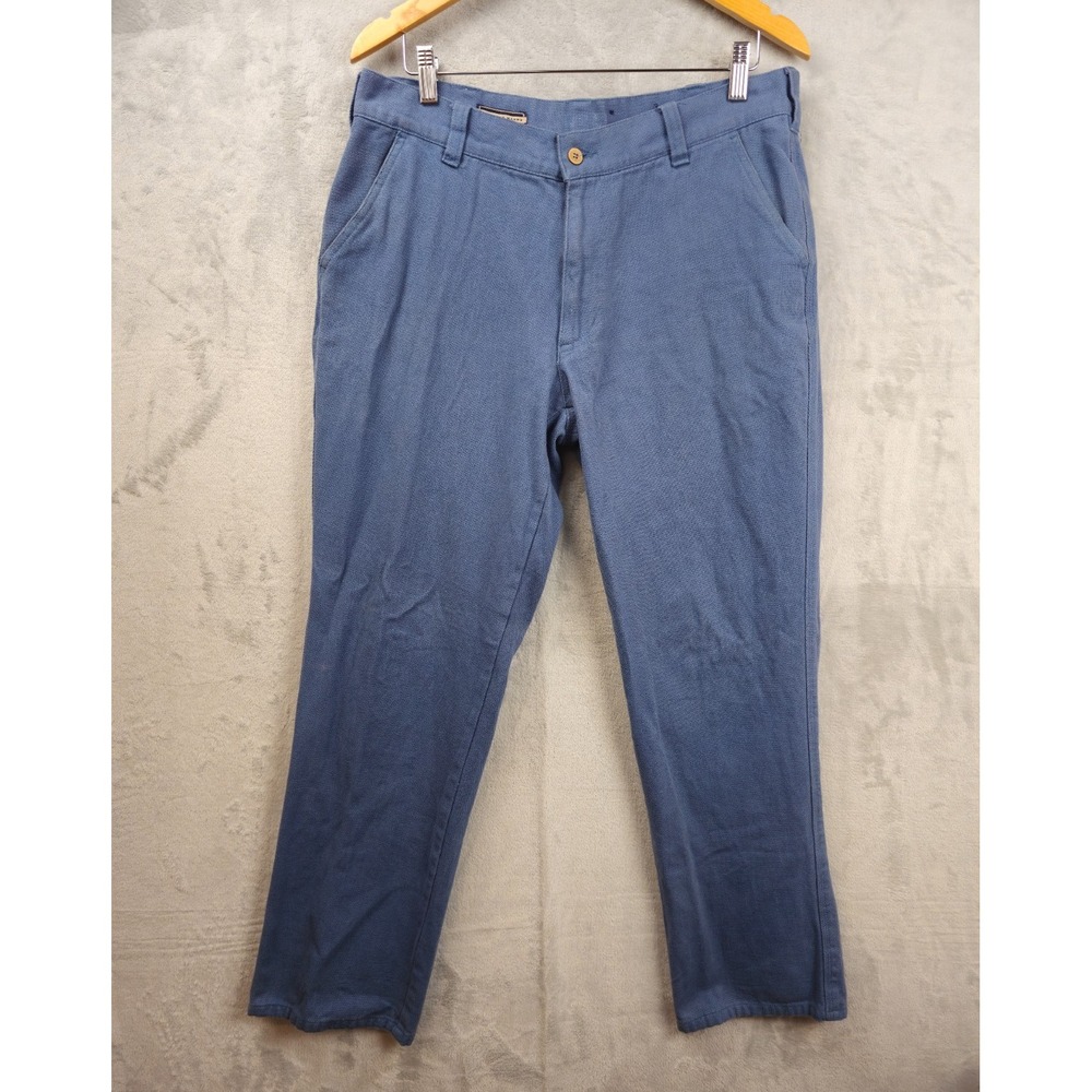 Southern Marsh Chino Pants Men's 34X30 Blue Canvas Utility Work Casual